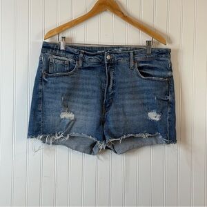 Old Navy High Rise OG Straight Blue Denim Short - size 16  / 2” inseam